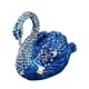 thumbnail image 2 of Caja de baratijas con forma de cisne, organizador de joyas con bisagras, soporte para aretes y anillos, almacenamiento Azul, 2 of 9