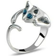 thumbnail image 2 of Cheers Rings Lovely Kitten Design Alloy Unisex Fashion Ring for Gift, 2 of 2