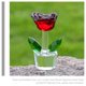 thumbnail image 2 of Pisapapeles de cristal con forma de rosa y flores para decoración, figura floral, regalo romántico para ella, 2 of 6