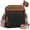 Black&Brown, variant on Crossbody Bags for Women Leather Crossbody Purse Designer Womens Shoulder Handbags Trendy Cross Body Purse,BlackBrown