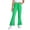 #0044-Green, variant on Little Kid Kids Pants Summer Solid Color Ribbed Split Flared Pants Elastic Waist Casual Thin Bottoms Daily Outdoor Home Travel Sizes 2-10Y
