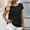01 Black, variant on YueHuiYing Trendy Womens Oversized Summer T Shirts Plus Size Cute Casual Tops Short Sleeves Fashion Workout Clothes