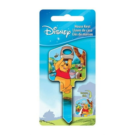 HILLMAN FASTENERS Disney Winnie the Pooh-Hug Me Painted Key Blank 87628