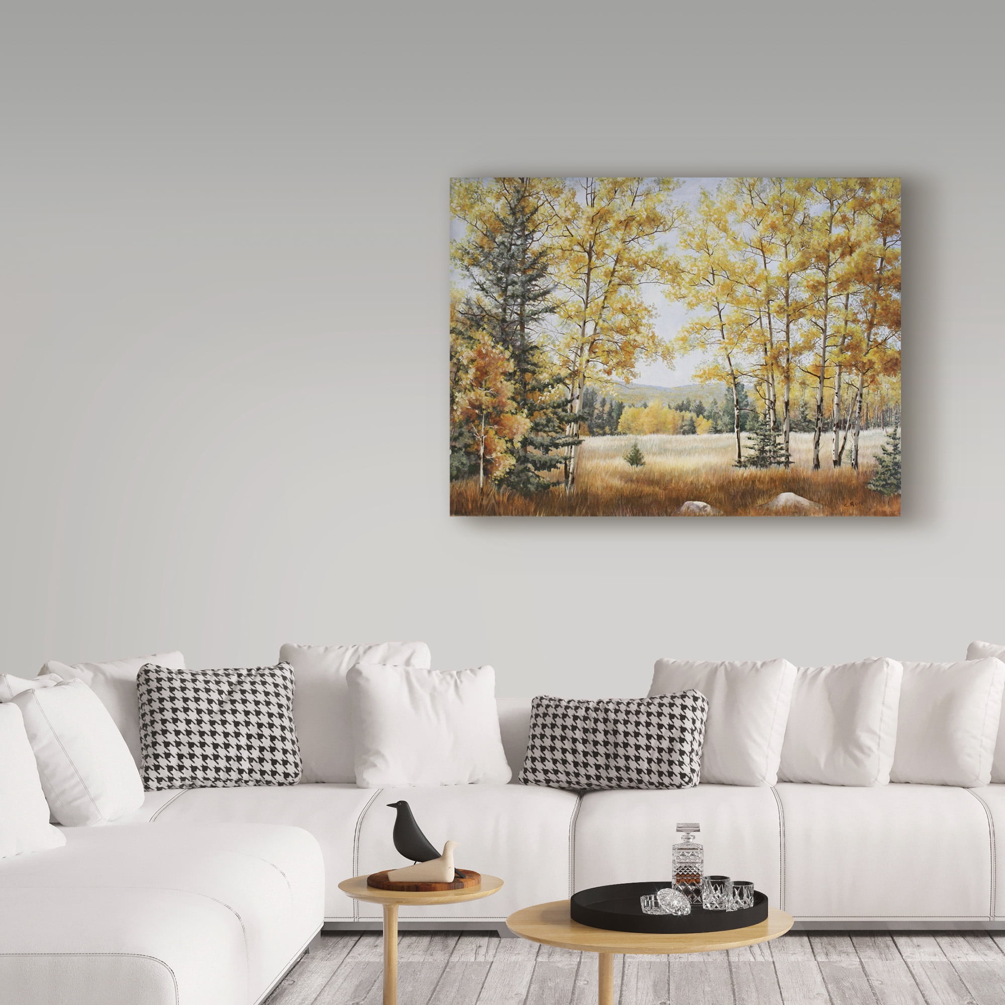 Trademark Fine Art 'Fall Meadow' Canvas Art by Carol J Rupp