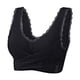 thumbnail image 1 of Sujetador deportivo push up de mujer con parte delantera ajustable y escote en V, 1 of 6