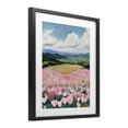 thumbnail image 2 of Stupell Industries Modern Blush Pink Poppy Field Black Framed Print Under Glass, 13 x 16, by The Prints Vibe, 2 of 8