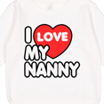 thumbnail image 3 of Inktastic I Love My Nanny Toddler Sweatshirt, 3 of 4