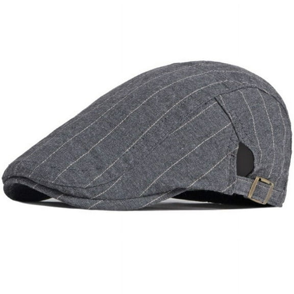 SikaFu Beret Cap Spring Summer Caps for Men Women Adjustable Striped Ivy Newsboy Flat Cap Male Female Arist Painter Hat Berets