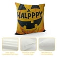 thumbnail image 4 of YINGXI Throw Pillow s Happy Halloween Pumkins and Decor Square Pillows for Men Women for Couch Bedroom Sofa 20x20in, 4 of 5