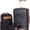 Black, variant on CONCEPTEN 3-Piece Carry on Luggage Set, 20 Inch Airline Approved Hardshell Suitcase with Spinner Wheels, Lightweight ABS Travel Luggage with TSA Lock, Backpack & Toiletry Bag,Beige