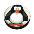 thumbnail image 3 of ZNDUO Cartoon Antarctic Penguin Pattern Spare Tire Cover, Universal Fit for Jeep Trailer RV SUV Camper Vehicle Waterproof Dust Tire Cover 14 inch, 3 of 8