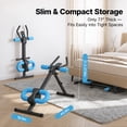 thumbnail image 5 of MERACH Abdominal Trainers Adjustable Ab Machine Full Body Workout for Home Gym Foldable Knee Protection Abdominal Exercise Machine for Home Core Ab Exercise System Trainer, 5 of 10