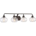 thumbnail image 3 of Quoizel Trilogy 4 Light Vanity Light in Old Bronze, 3 of 4