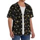 thumbnail image 2 of Fotbe Gold Dog Paw Camisa Estampada de Manga Corta para Hombre, Casual de Verano, Estilo Playero, Sin Arrugas-X-Large, 2 of 5