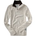 thumbnail image 1 of Aeropostale suéter Henley de 3 botones para hombre, blanco, XX-Large, 1 of 1