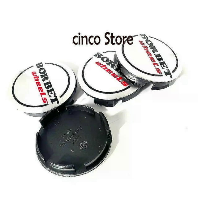 4pcs 56mm Borbet Logo Auto Car Wheel Center Cap Hub Caps Car Rims Cover Badge Emblem Suitable for Car Styling Wheel Covers