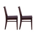 thumbnail image 4 of Linon Burke Solid Beechwood Commercial Grade Set of Two Side Chairs in Espresso, 4 of 11