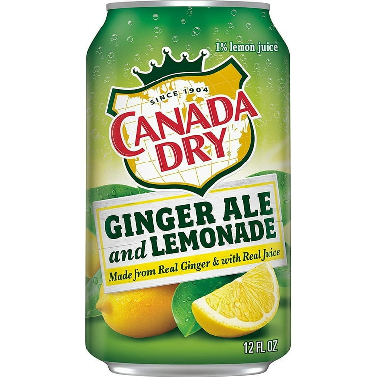 VARIETY 7.5 OZ , PACK OF 20 , CD GINGER ALE ,7UP , Sunkist