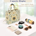 thumbnail image 5 of FORMRS Womens Corduroy Tote Bag Crossbody Shoulder Handbag with Pocket, Floral Birds Pattern, 5 of 7