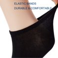 thumbnail image 2 of Calcetines tobilleros UouoSocks, 14 pares, para hombre y mujer, color negro, 2 of 5