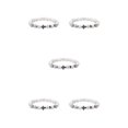 thumbnail image 2 of Justharion Unique Eye-catching Beaded Bracelets For Individual Style Easy Matching Imported white pine 5Set, 2 of 6