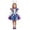 Purple, variant on REDARER Girls Alien Space Cosplay Dress Holographic Metallic Flutter Sleeve Gown with Antenna Headband and Long Gloves for Halloween Party Performance Fancy Dress Outfit,7-8 Years