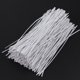 thumbnail image 4 of 1000 piezas de alambre de hierro recubierto de plástico de 0,45 mm, lazos para enrollar cables, organizadores para oficina en casa (blanco), 4 of 5