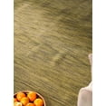 thumbnail image 3 of Rugsotic Carpets Hand Knotted Wool Area Rug 5'x8' Green Contemporary Rectangle Indoor Rug for Living Room, Bedroom Antimicrobial L00102, 3 of 8