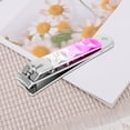 thumbnail image 6 of Unique Bargains 1 Pc Portable Gradient Large Nail Clippers Toenail Clippers Rose Red, 6 of 7