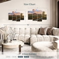 thumbnail image 4 of Elephant Stock Moulton Barn Sunset Scene Wall Art - Horizontal Multi Panel Canvas - Living Room Wall Decor - Nature Multi Panel - Blue And Green Decor - 43" x 27", 4 of 8