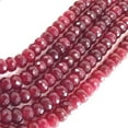 thumbnail image 5 of K-KED Red Jade Faceted Rondelle Loose Bead 15" strand 4mm 6mm 8mm 10mm Jewelry-2x4 mm, 5 of 9
