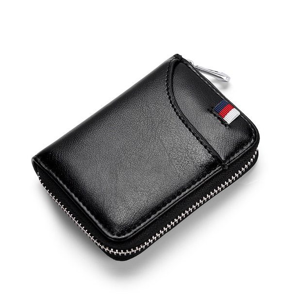 Cartera de cuero para hombre y bolsillo para monedas,Cartera de hombre con bolsillo para monedas Cartera de cuero