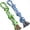 A-Green, variant on Dog Rope Toys 2 Nearly Indestructible Dog Toys, Dog Toy for Medium to Large Breed, Dental Cleaning Chew Toys, Dog Tug Toy for Boredom, Dog Teething Toys, Dog Rope Toy for Aggressive Chewers