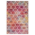 thumbnail image 3 of Unique Loom Trellis Frieze Collection Area Rug - Rounded (6' x 9' Rectangle Multi/Black), 3 of 7