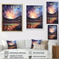 thumbnail image 4 of Designart "Spotlight on the Stadium III" Cityscapes Wall Art Print, 4 of 5