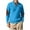 Sky Blue, variant on HAOTAGS Men's Knitted Sweatshirts, Casual Long Sleeve Buttoned Pullover Top with Elbow Patch Spring Fall Blouse Top Gray L