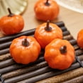 thumbnail image 4 of 8/12/24/48 Pcs Halloween Pumpkin Decorations Artificial Pumpkins Fall Harvest Thanksgiving Tabletop Centerpieces, 4 of 5