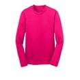 thumbnail image 5 of SPORT-TEK Boys' Long Sleeve PosiCharge Competitor Tee, Pink Raspberry, X-Large, 5 of 5