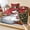Dark Red, variant on Queen Size Fitted Sheet Set - Navy Blue Christmas 3 Piece Bedding Sets 16" Deep Pocket Fitted Sheet with 2 Pillowcases, Snowman Xmas Tree Snowflake Gifts Elk Brushed Microfiber Hotel Bed Sheets