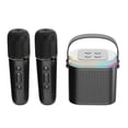 thumbnail image 2 of Y1 Portable Speaker System Stereo Sound Bluetooth-Compatible 5.3 (Black 1 to 2), 2 of 5