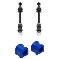 TRQ Front Sway Bar Link Bushing Suspension Set 4pc Fits 2002-2008 Dodge Ram 1500 2012-2013 Ram 1500 2011-2013 2500 2011-2012 3500 PSA65933