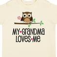 thumbnail image 4 of Inktastic Grandma Loves Me Girls Owl Girls Toddler T-Shirt, 4 of 5