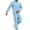 Light Blue, variant on Mens Track Suits 2 Piece Set Long Sleeve Fleece Hoodies Cargo Sweatpants Athletic Sweatsuits Casual Winter Jogging Sets, XL