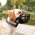 thumbnail image 2 of Soft Silicone Dog (2) - Bite, Bark & ​​Chew Proof - For Medium & Large Dogs - With Reflective, Adjustable & Breathable Mouth Cover, 2 of 5