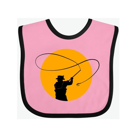 

Inktastic Fly Fishing sun silhouette Gift Baby Boy or Baby Girl Bib