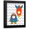 thumbnail image 1 of Robinson, Tamara 15x18 Black Modern Framed Museum Art Print Titled - Chevron Rocket II, 1 of 5
