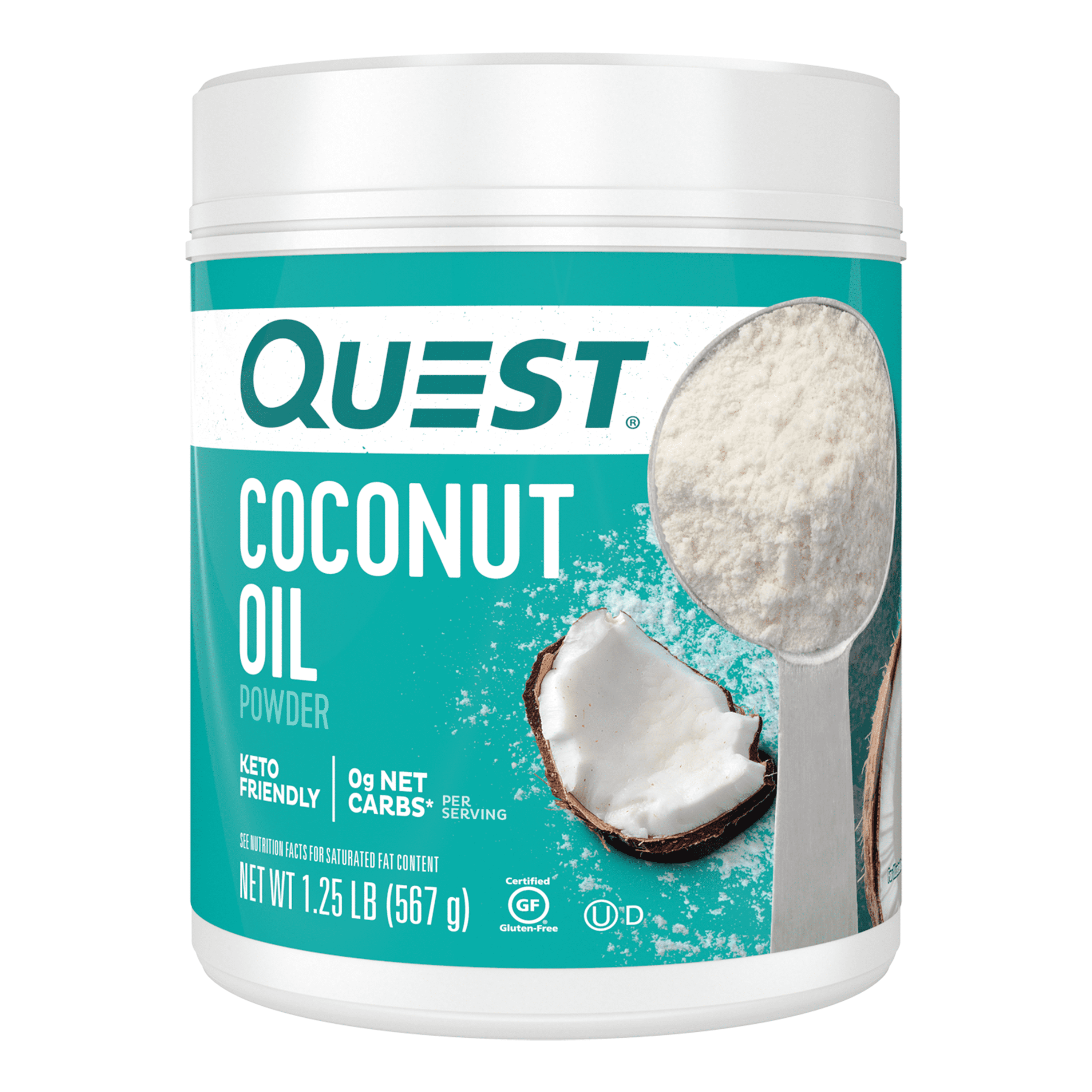 Quest Coconut Oil Powder, Unflavored, 1.25 lb., 20 oz