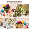 thumbnail image 5 of Uxcell Wicker Rattan Balls, Decorative Balls for Centerpiece Bowl Wedding Party Home Decor DIY Craft Orange, 5 of 7