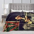 thumbnail image 5 of Ultra Soft Throw Blanket Flannel Dwight Music Yoakam Theme Light Weight Warm Blanket for Living Room/Bedroom 40"X30", 5 of 6