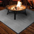 thumbnail image 1 of Grill Mat Fiberglass Mat Fireproof Fireplace Silver, 1 of 2